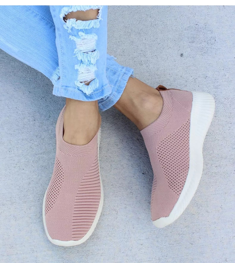 Women's Sneakers Flat Knitting