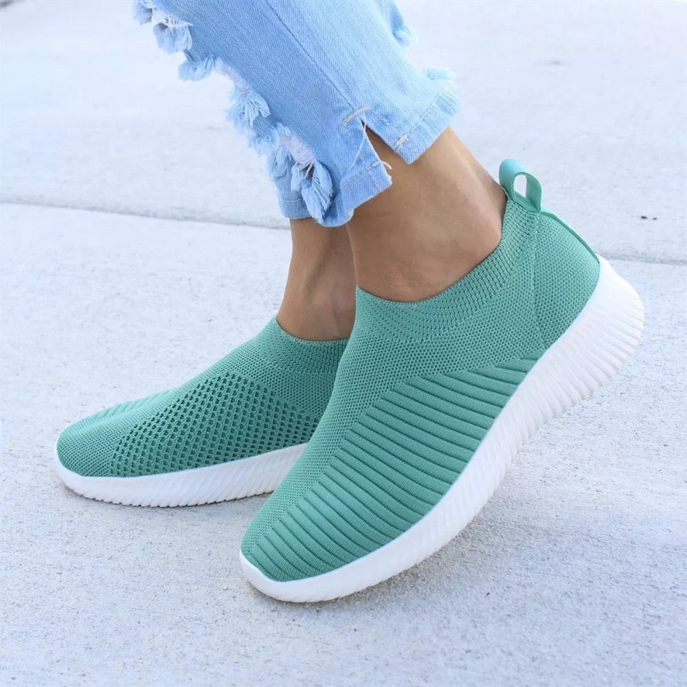 Women's Sneakers Flat Knitting