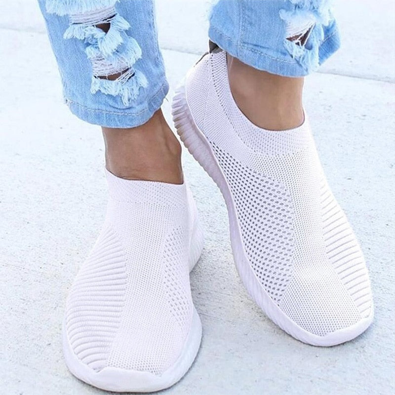 Women's Sneakers Flat Knitting