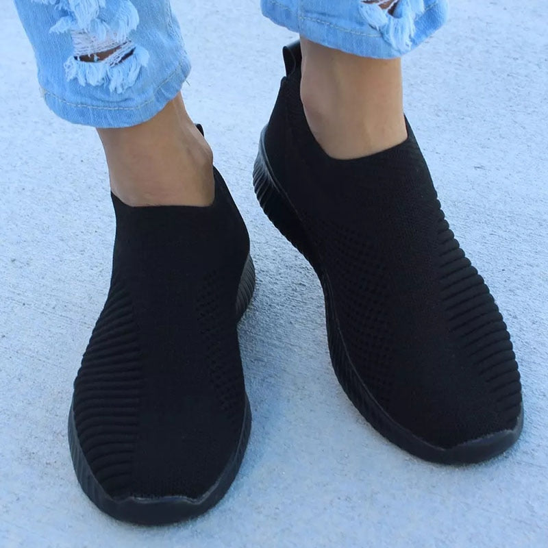 Women's Sneakers Flat Knitting