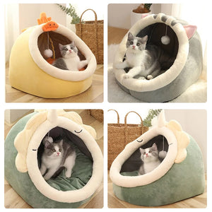 Cozy Cat Bed Warm Pet Basket