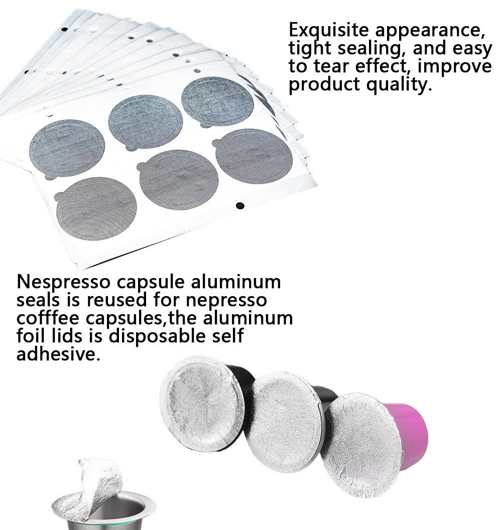 Sticker Lids for Nespresso machines