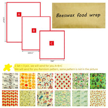 Load image into Gallery viewer, Reusable Beeswax Wraps