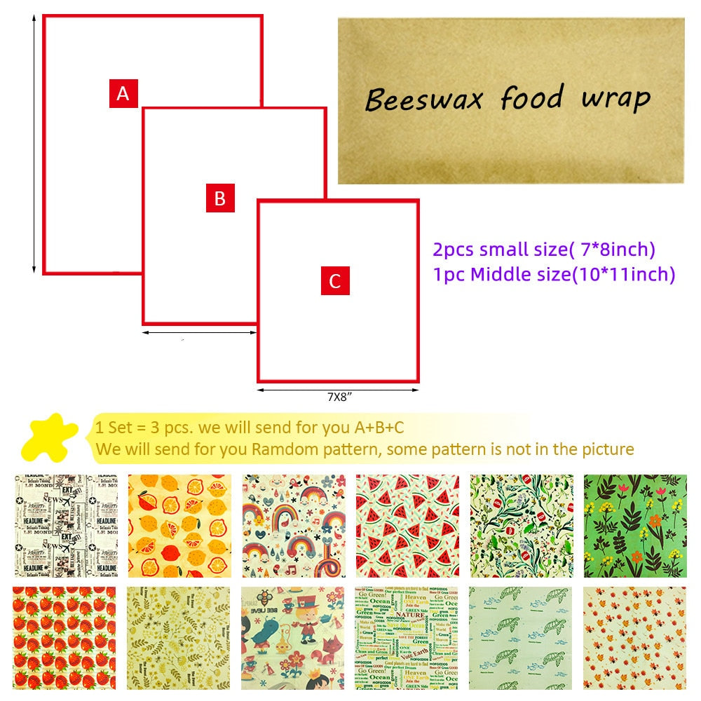 Reusable Beeswax Wraps