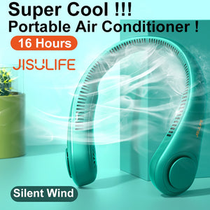 Portable Bladeless USB Rechargeable Outdoor Mini Neck Fan