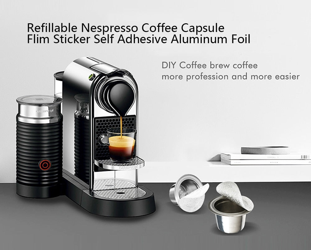 Sticker Lids for Nespresso machines