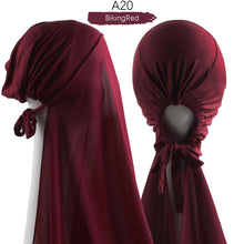Load image into Gallery viewer, Chiffon Hijab With Cap scarf