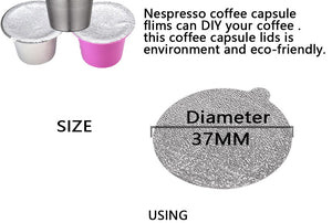 Sticker Lids for Nespresso machines