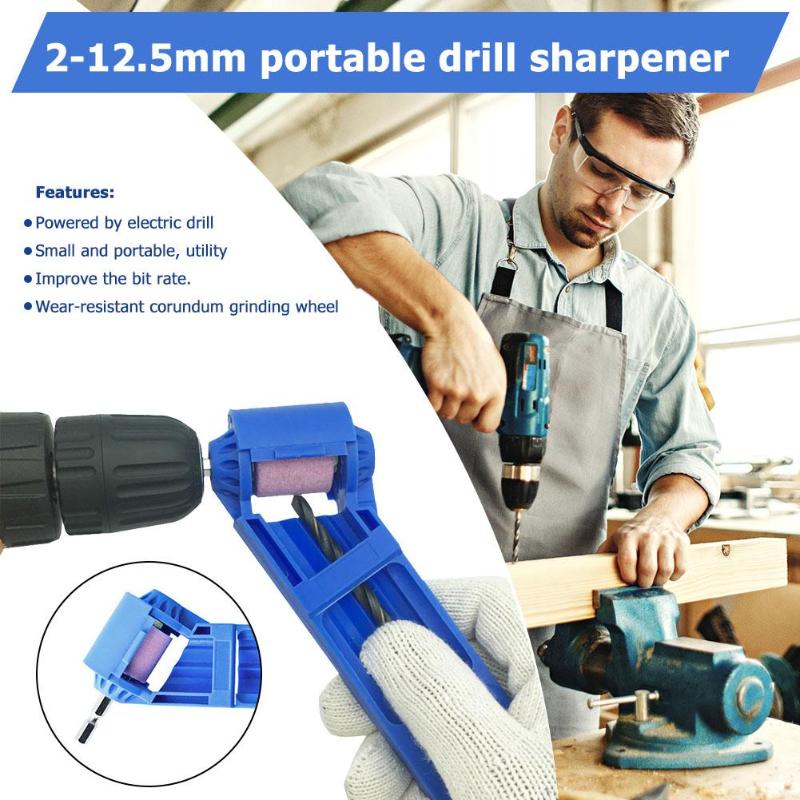 Corundum Wheel Drill Sharpener - foldingup