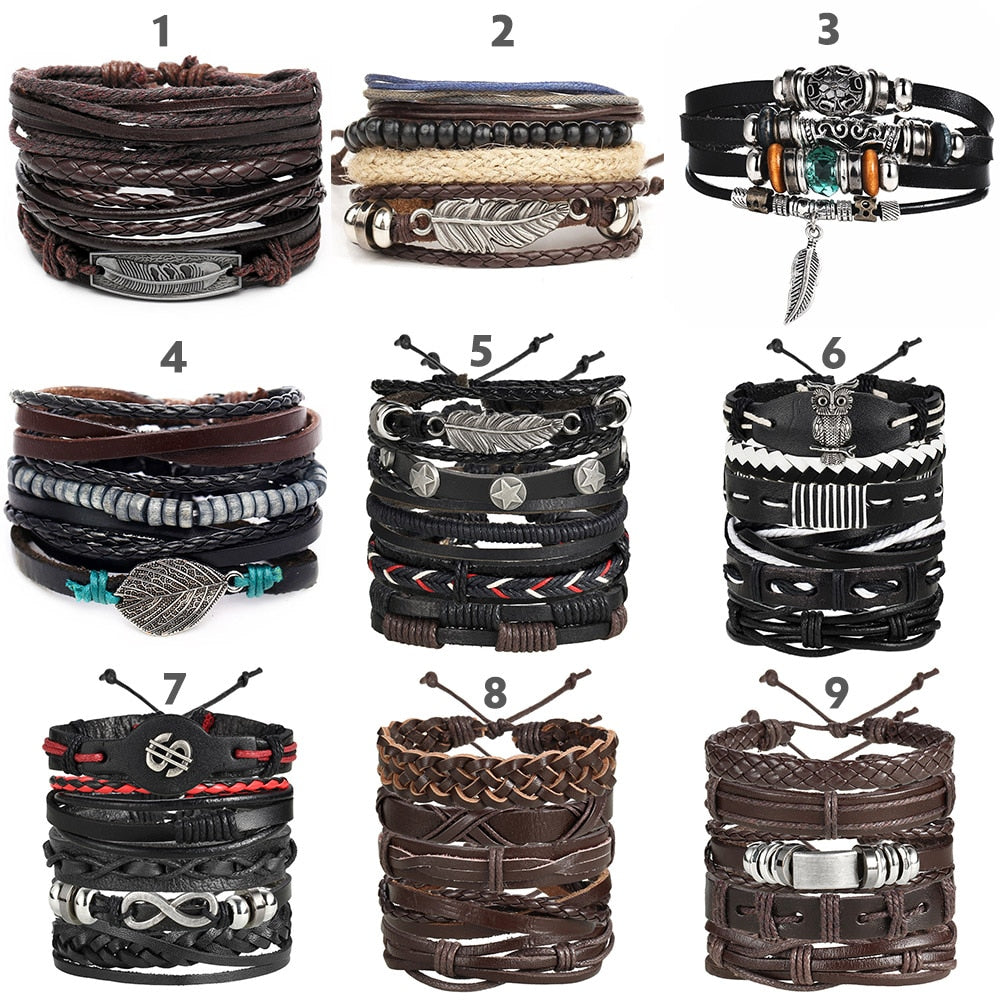 Multilayer Leather Bracelet