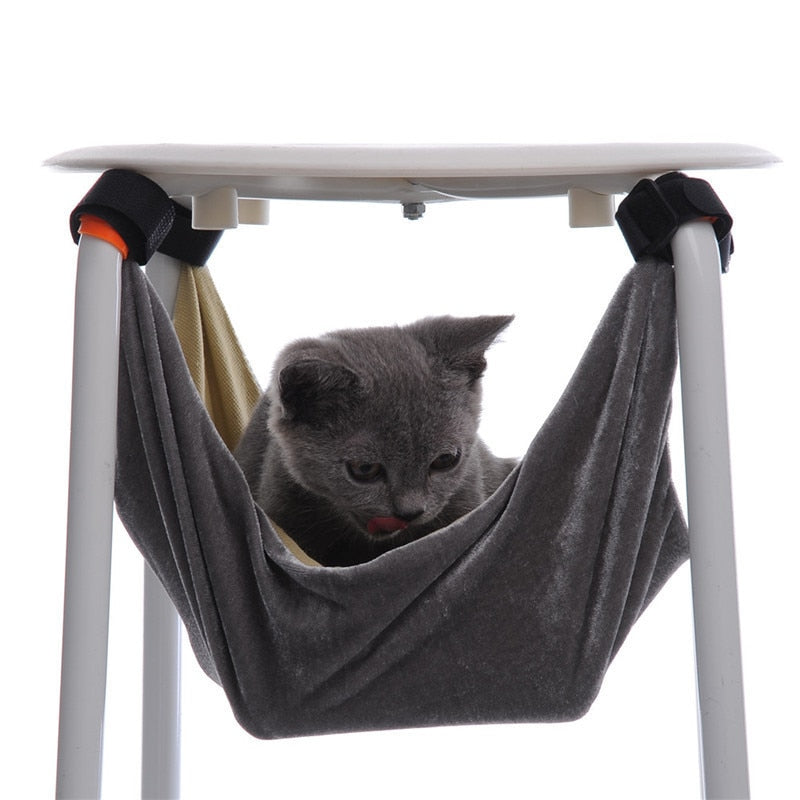 Cat Crib Hammock Lounger - foldingup