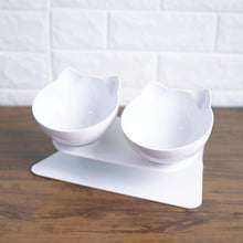Load image into Gallery viewer, Cat Bowls With Raised Stand - foldingup