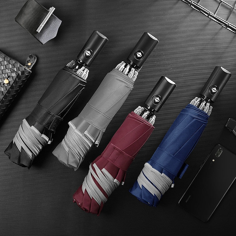 Foldable Automatic Umbrella - foldingup