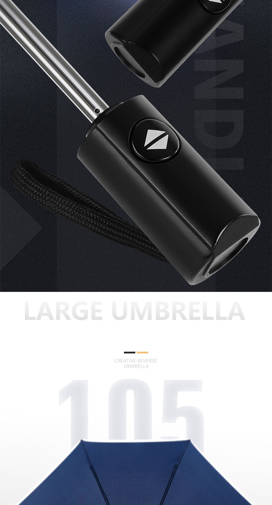 Foldable Automatic Umbrella - foldingup