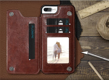 Load image into Gallery viewer, Leather Wallet Phone Case