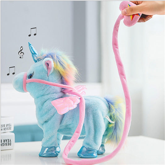 Walking Unicorn Plush Toy