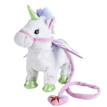 Load image into Gallery viewer, Walking Unicorn Plush Toy