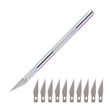 Load image into Gallery viewer, Metal Scalpel Knife Tools Kit