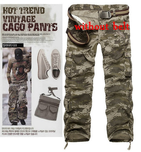 Men Cargo Military Pants