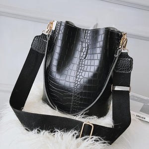 luxury Leather Crocodile Crossbody Handbags