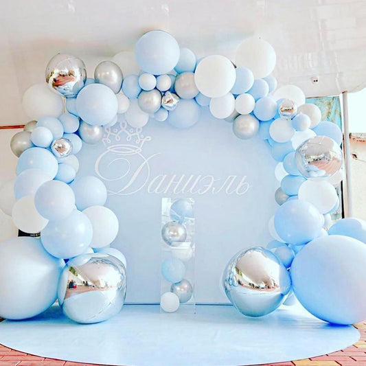 141 pcs Metal Balloon Garland Arch