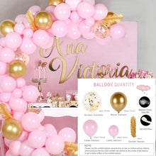 Load image into Gallery viewer, 141 pcs Metal Balloon Garland Arch