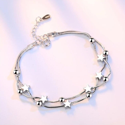 Charming Sterling Silver Bracelet