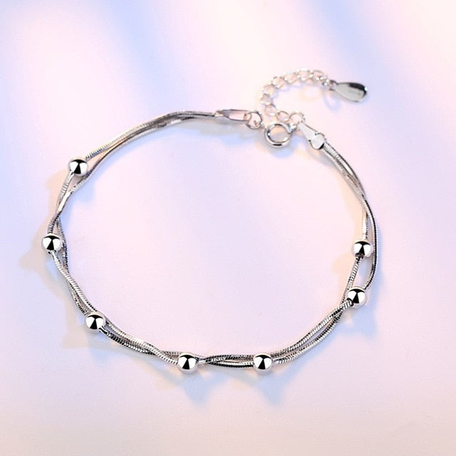 Charming Sterling Silver Bracelet