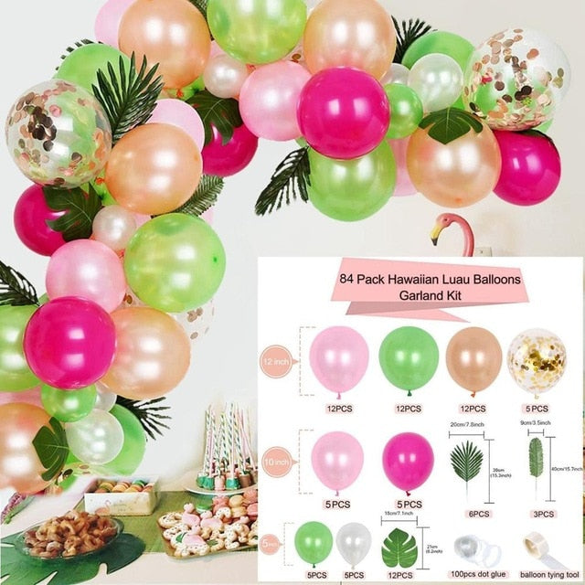 141 pcs Metal Balloon Garland Arch