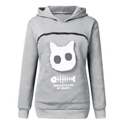 Cat Lovers Hoodie Cuddle Pouch