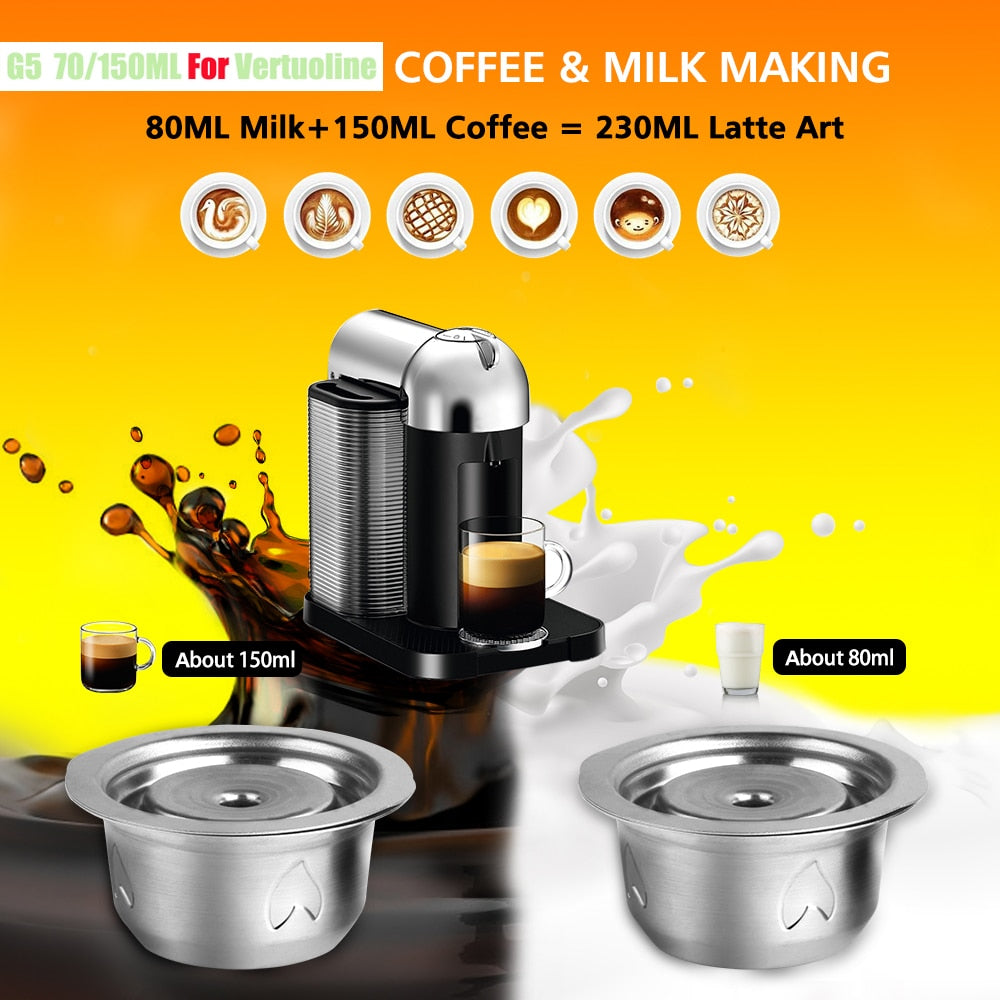 For Nespresso, Vertuoline & Illy