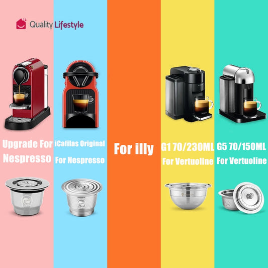 For Nespresso, Vertuoline & Illy