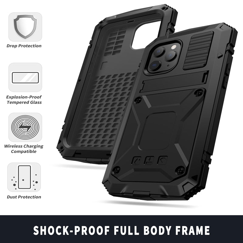 Full-Body Rugged Armor Shockproof Protective Case