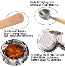 Load image into Gallery viewer, Dosing Ring For Brewing Bowl For 58 51 54MM Portafilter Coffee Tamper