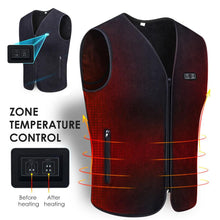 Load image into Gallery viewer, Usb Electric Heated Warm Rechargeable Heating Jacket Skiing Outwear