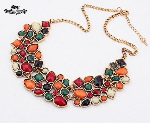 Multi colour Necklace - foldingup