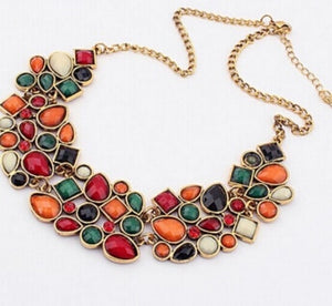 Multi colour Necklace - foldingup