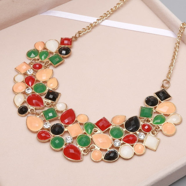 Multi colour Necklace - foldingup