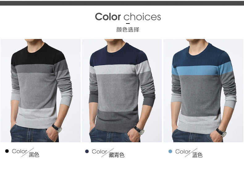 Casual Men's Sweater - foldingup