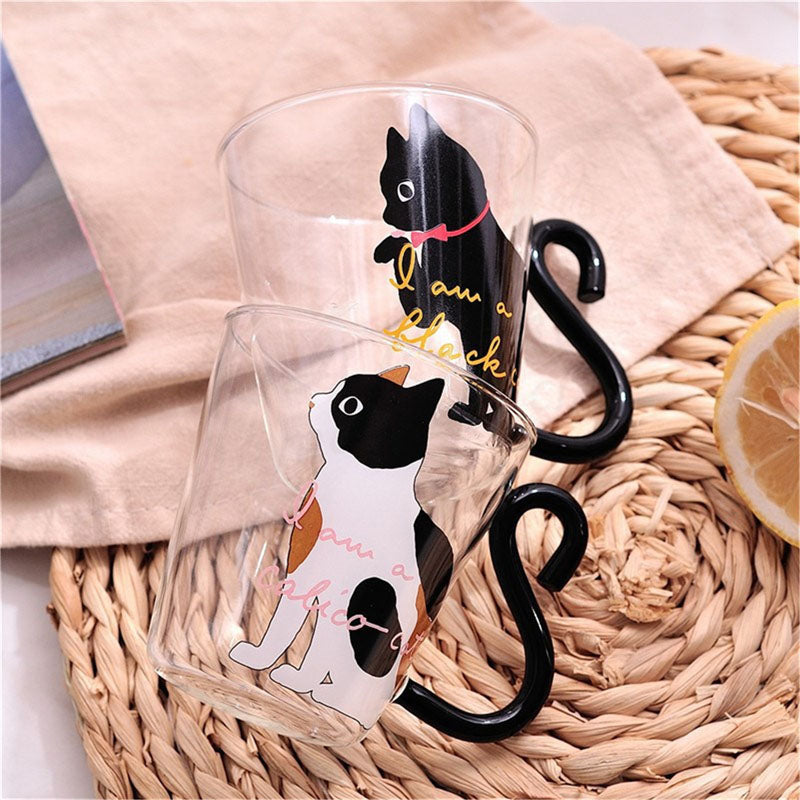 Creative Cat coffee Cup - foldingup