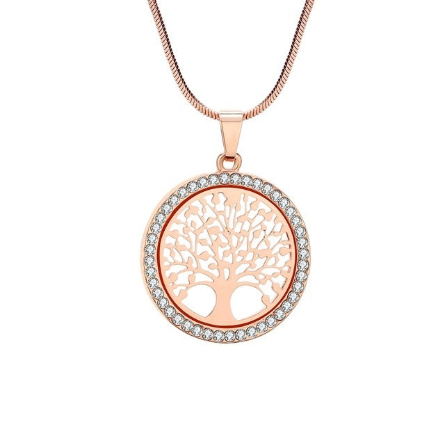 Tree of Life Pendant Necklace - foldingup