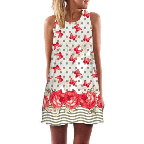 Women Summer Dress - foldingup