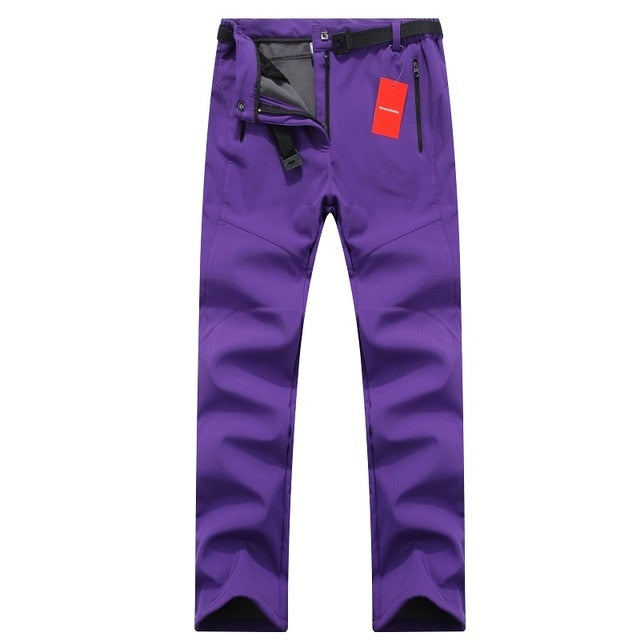 Thick Warm Fleece Softshell Pants