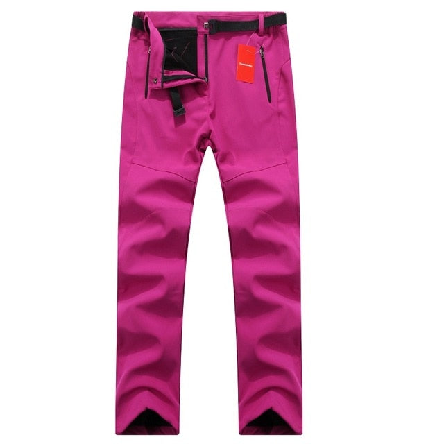 Thick Warm Fleece Softshell Pants