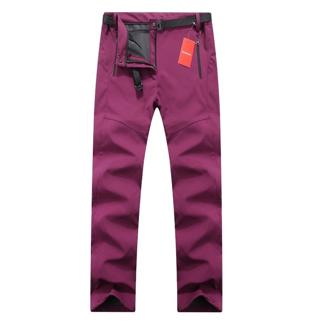 Thick Warm Fleece Softshell Pants