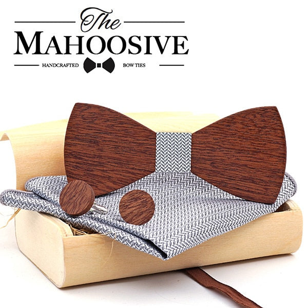 Wood Bow Tie - foldingup