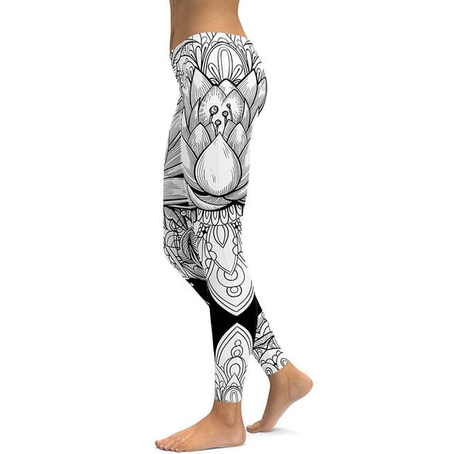 Print Yoga Pants Women - foldingup