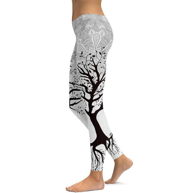 Print Yoga Pants Women - foldingup