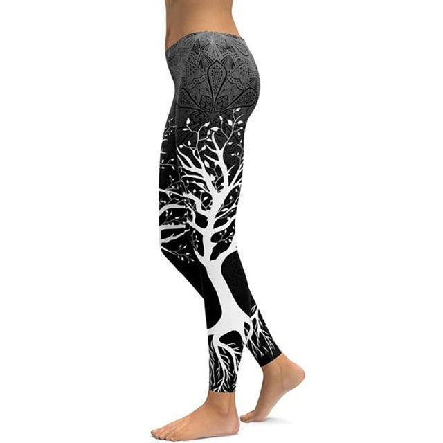 Print Yoga Pants Women - foldingup