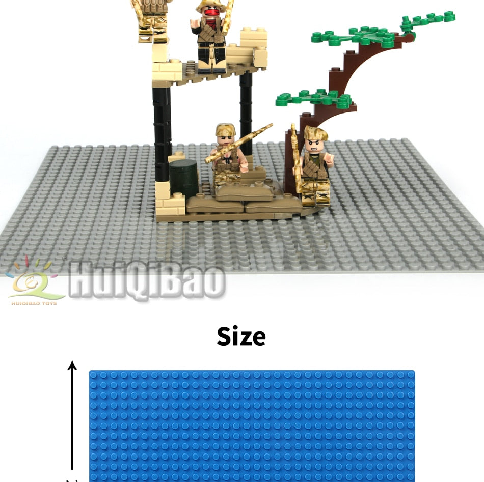 Bricks Baseplate Board Toys - foldingup